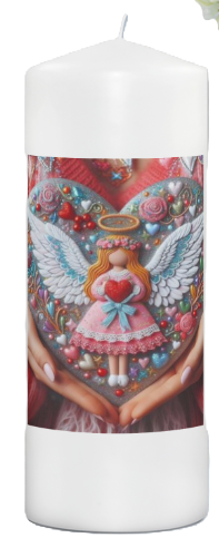 Kerze Engel der Liebe