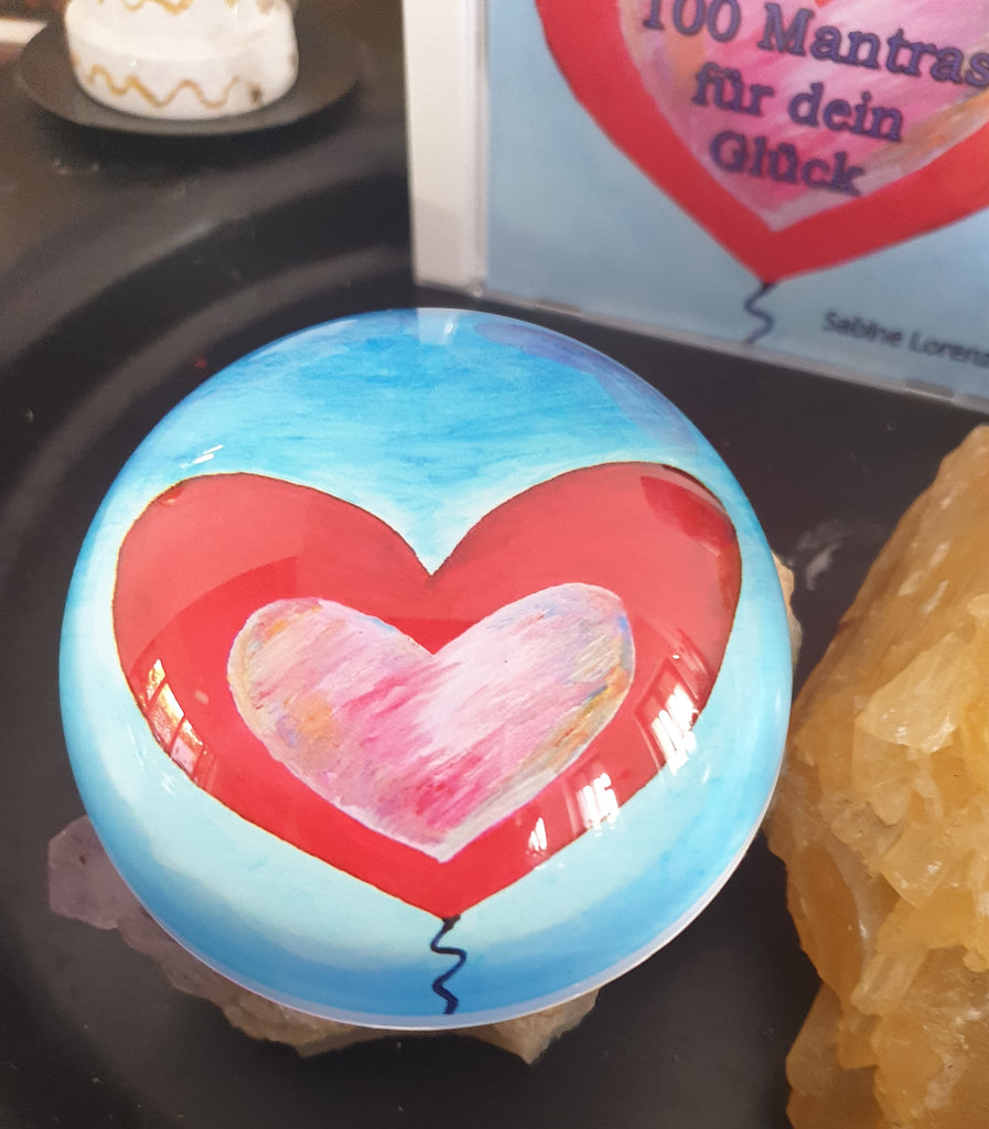 Kugel HEILUNG DES HERZENS - mit der patentierten Sablo-Energie-Spirale!