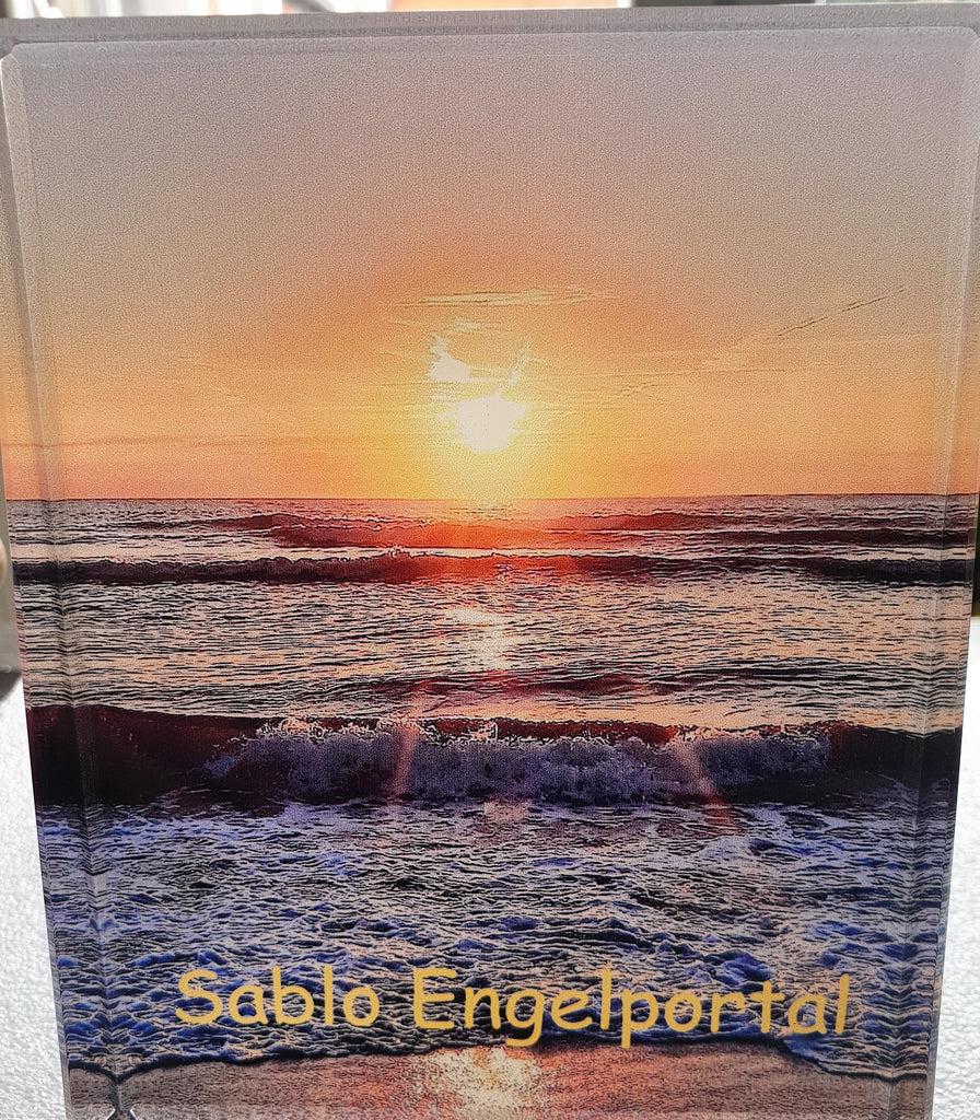 Sablo Glasbild Engel der Meere - Engelportal der neuen Zeit - mit der patentierten Sablo-Energie-Spirale!